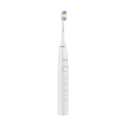Soniczna szczoteczka do zębów TEESA SONIC 2 biała, 5 trybów pracy, etui podróżne , USB typ C