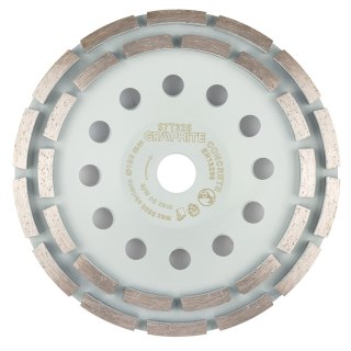 Tarcza diamentowa szlifierska, 2 segmenty, 180 x 22.2 mm, na sucho