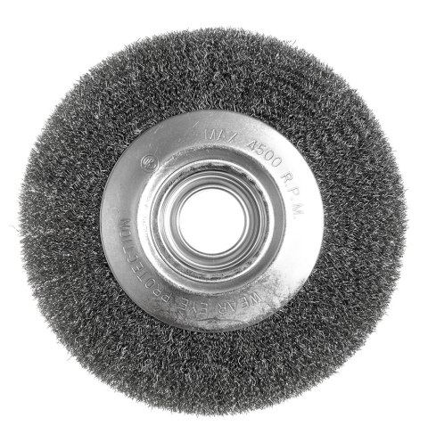 Szczotka druciana tarczowa 200 x 32 mm, drut karbowany, stalowy