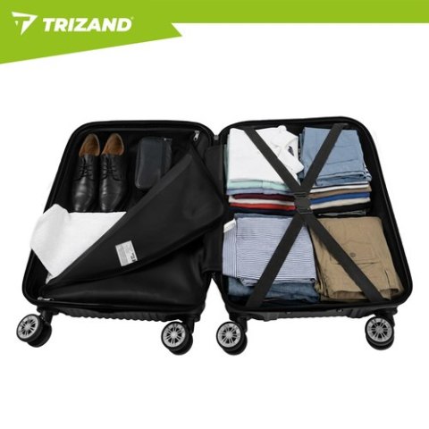 Zestaw walizek 3w1- czarne Trizand 26661