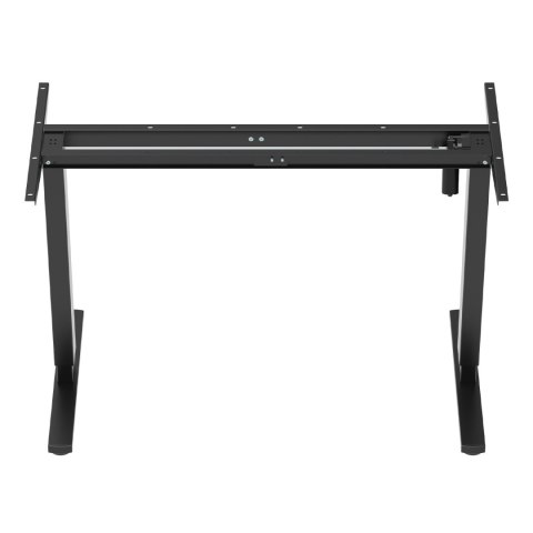 Biurko elektryczne regulacja wys. Ergo Office, max wys. 1160mm, max - 80 kg, bez blatu do pracy stojąco siedzącej, czarne, ER-40