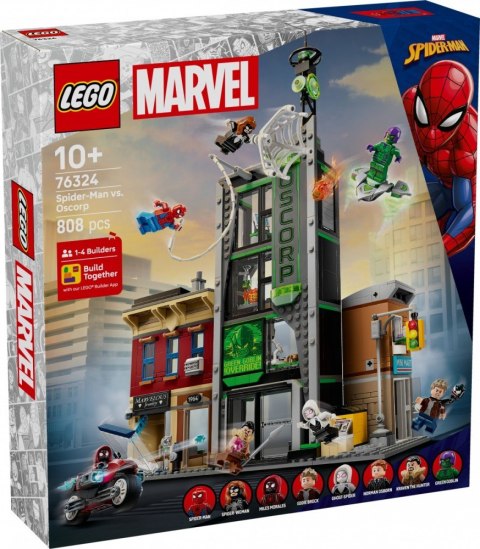 Klocki super heroes 76324 spider-man i oscorp