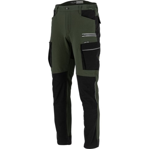 Spodnie stretch zielono-czarne, "3xl", ce, lahti