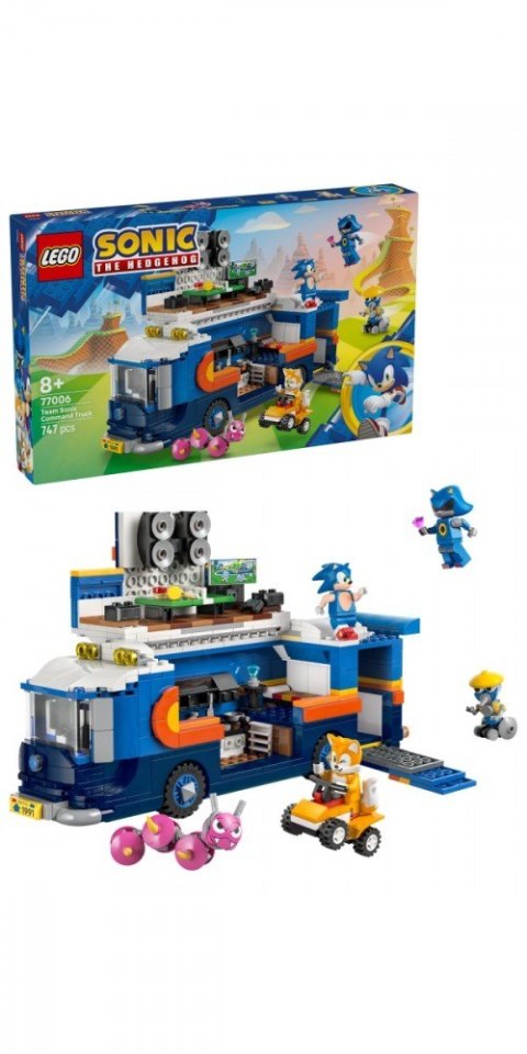 Klocki sonic 77006 sonic i pojazd do zadań specjalnych