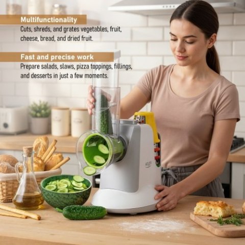 AD 4815 LG Szatkownica do warzyw z 5 nasadkami