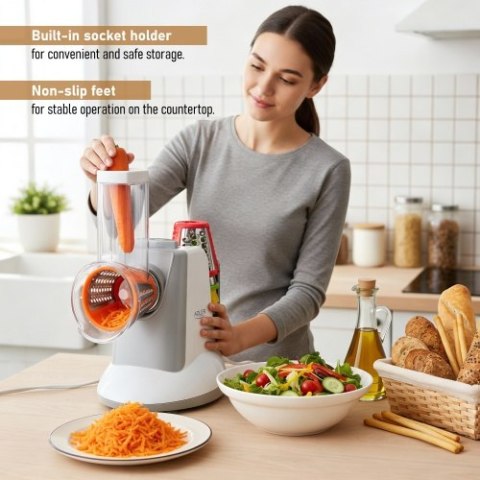 AD 4815 LG Szatkownica do warzyw z 5 nasadkami