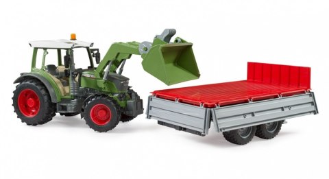 Ciągnik fendt vario 211 z ładowaczem czołowym i wywrotką