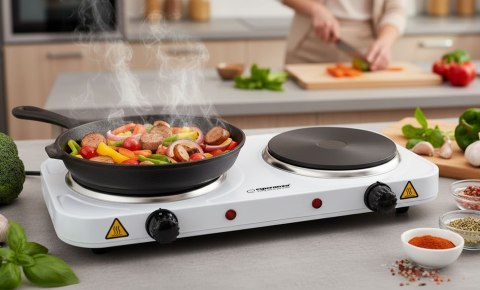 EKH014W Esperanza kuchenka elektryczna yellowstone biała 2500w