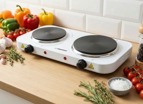 EKH014W Esperanza kuchenka elektryczna yellowstone biała 2500w