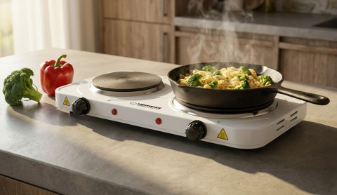 EKH014W Esperanza kuchenka elektryczna yellowstone biała 2500w