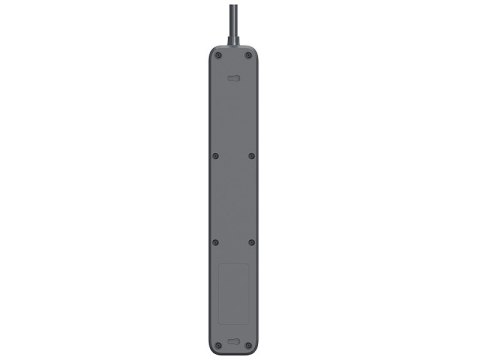 Listwa zasilająca antyprzepięciowa TRACER Power Line+ mobile ready 5 m (4 gniazda + 3x USB A, 5V 2,4A)