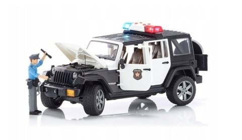 Pojazd jeep wrangler rubicon policja z figurką