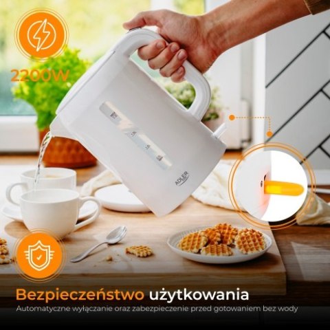AD 1386 Czajnik elektryczny 2,2 l biały