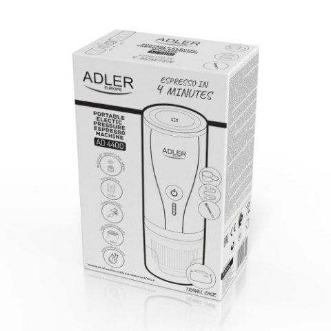 AD 4400 Ekspres przenośny do kawy | bateriia 7500mah | ciśnienie 20 bar | zasilanie usb