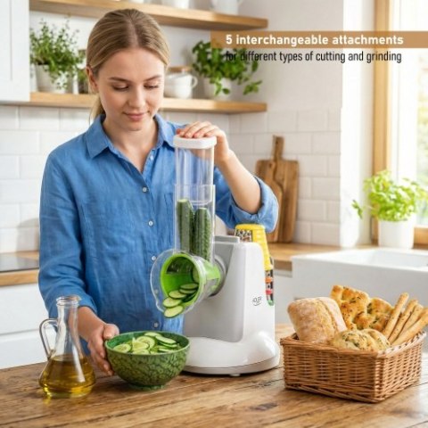 AD 4815 LG Szatkownica do warzyw z 5 nasadkami