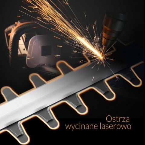 AD 6814 Elektryczne nożyce do żywopłotu | długość ostrza 61 cm | ostrza wycinane laserowo | zestaw z akcesoriami