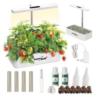 Inteligentny System wewnętrznej uprawy roślin GreenBlue, doniczka SMART, pojemność 4L, 220-240V AC 50/60Hz 0.4A GB133