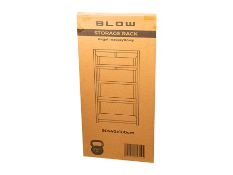 69-101# Regał magazynowy metalowy 75x30x150cm blow