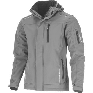 Kurtka softshell z kapt. ocieplana szara, "l", ce, lahti