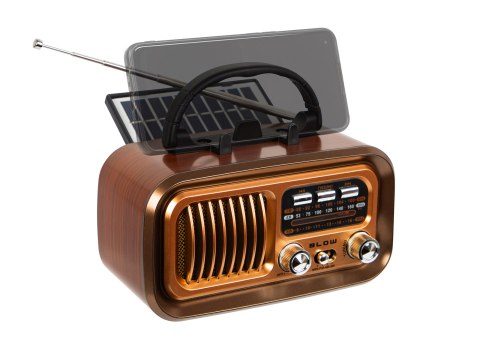 77-555# Radio przenośne analogowe am/fm bt blow ra16 solarne