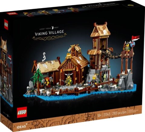 Klocki ideas 21343 wioska wikingów