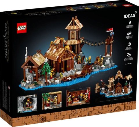 Klocki ideas 21343 wioska wikingów