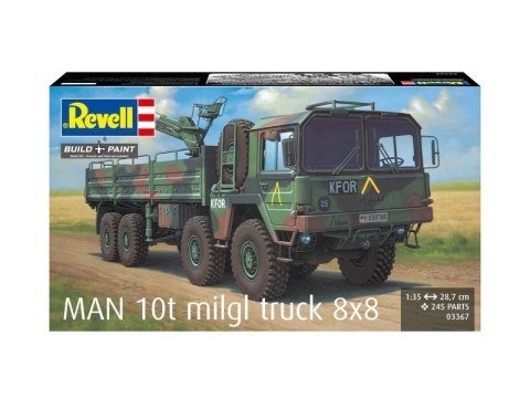 Model plastikowy ciężarówka man 10t milgl 8x8 1/35
