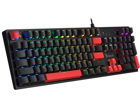 Klawiatura mechaniczna A4TECH BLOODY S520N Fire Black (BLMS RED Plus Switch)