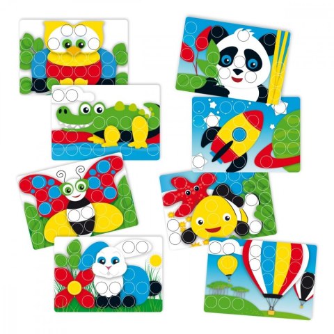 Mozaika pixel junior basic 40 elementów