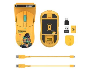Mysz A4TECH BLOODY R72 ULTRA DUO WRLS 2,4G+USB Renegade Sunset