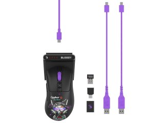Mysz A4TECH BLOODY R73 ULTRA DUO WRLS 2,4G+USB Cypher Ghost