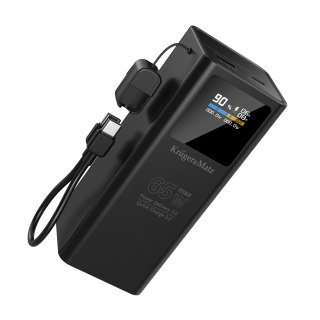 PowerBank Kruger&Matz 20000 mAh Li-ion 65W z funkcją QC oraz PD