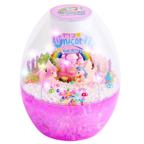 Zestaw Kreatywny Terrarium Jednorożce Lampka Nocna Sterowanie Głosem DIY