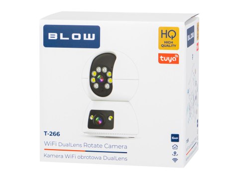 78-651# Kamera blow wifi dwuobiektywowa 3mp+3mp t-266 tuya obrotowa niania