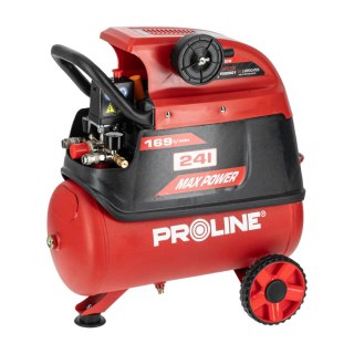 Kompresor olejowy 24l, 1500w/2km, 8bar, 169l/min proline