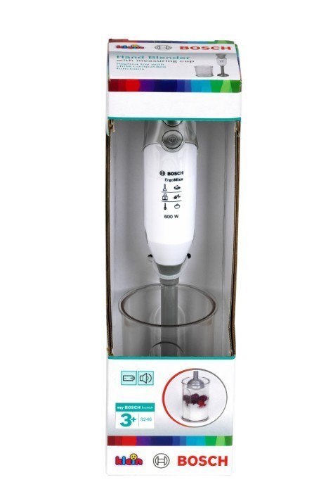 Blender bosch z pojemnikiem srebrny