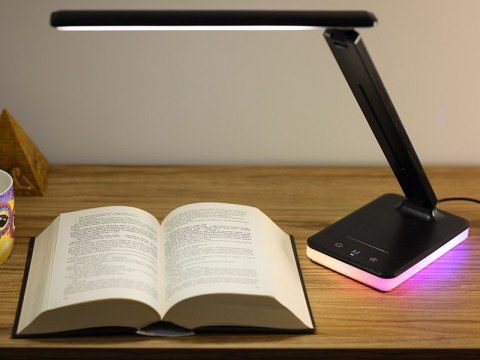 Lampka biurkowa LED TRACER PRISMA Black