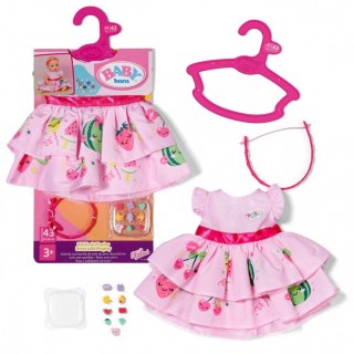 Baby born sukienka z przypinką 43 cm