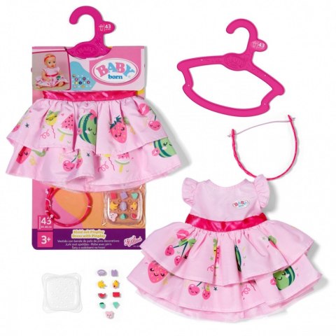 Baby born sukienka z przypinką 43 cm