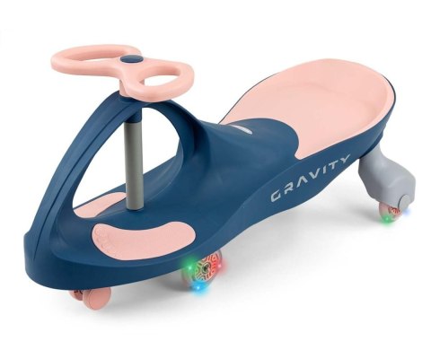 Jeździk grawitacyjny gravity granatowo-różowy
