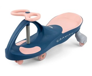 Jeździk grawitacyjny gravity granatowo-różowy