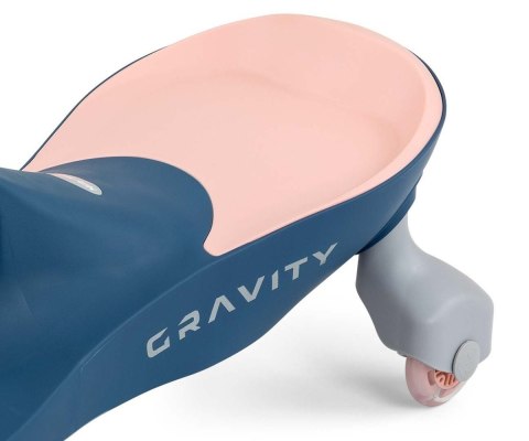 Jeździk grawitacyjny gravity granatowo-różowy