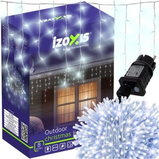 Lampki zew. 500LED 22,5m zimny biały Izoxis 26705