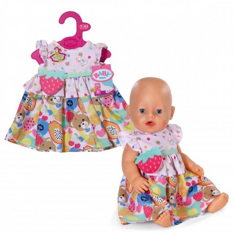 Sukienka baby born owoce 43 cm