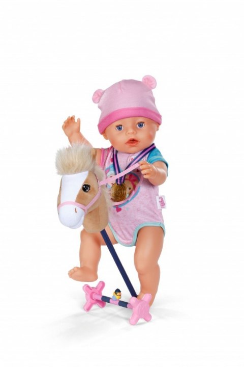 Zestaw hobby horse dla lalki baby born 43 i 36 cm