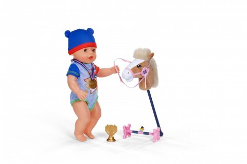 Zestaw hobby horse dla lalki baby born 43 i 36 cm