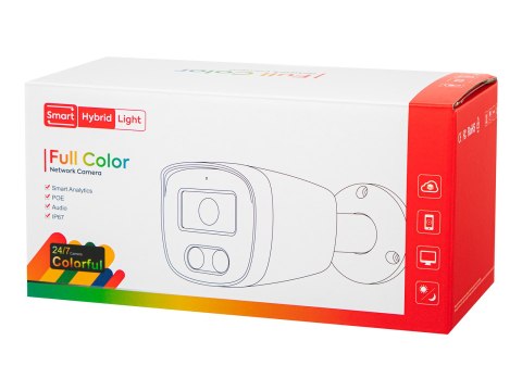 77-865# Kamera ip blow 8mp bl-i8hl28bbm/poe grafit tubowa mikrofon hybridlight
