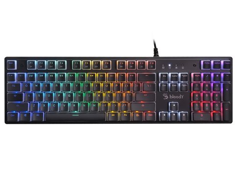Klawiatura mechaniczna A4TECH BLOODY S520N Pudding Black (BLMS Blue Switch)