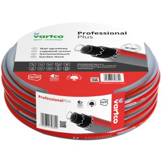 Wąż ogrodowy 6 warstw 30m 1/2" Vartco + złączki