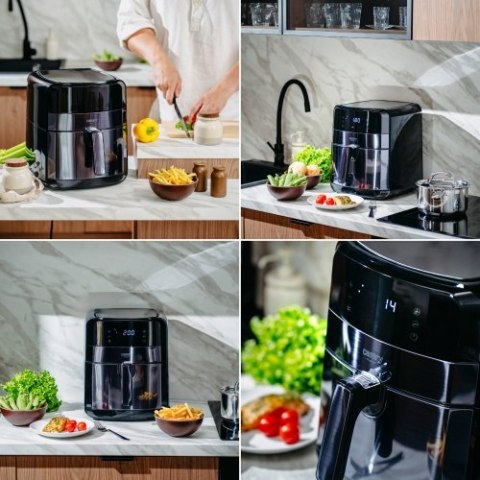 CR 6311b Black Frytkownica beztłuszczowa | 9 programów | 5,0 l | air fryer